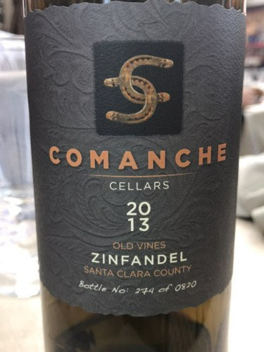 WINE COMANCHE ZINFANDEL SANTA CLARA COUNTY