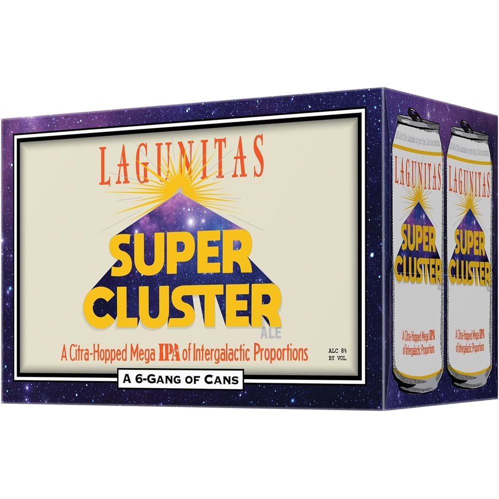 BEER LAGUNITAS SUPER CLUSTER SIX PACK CANS